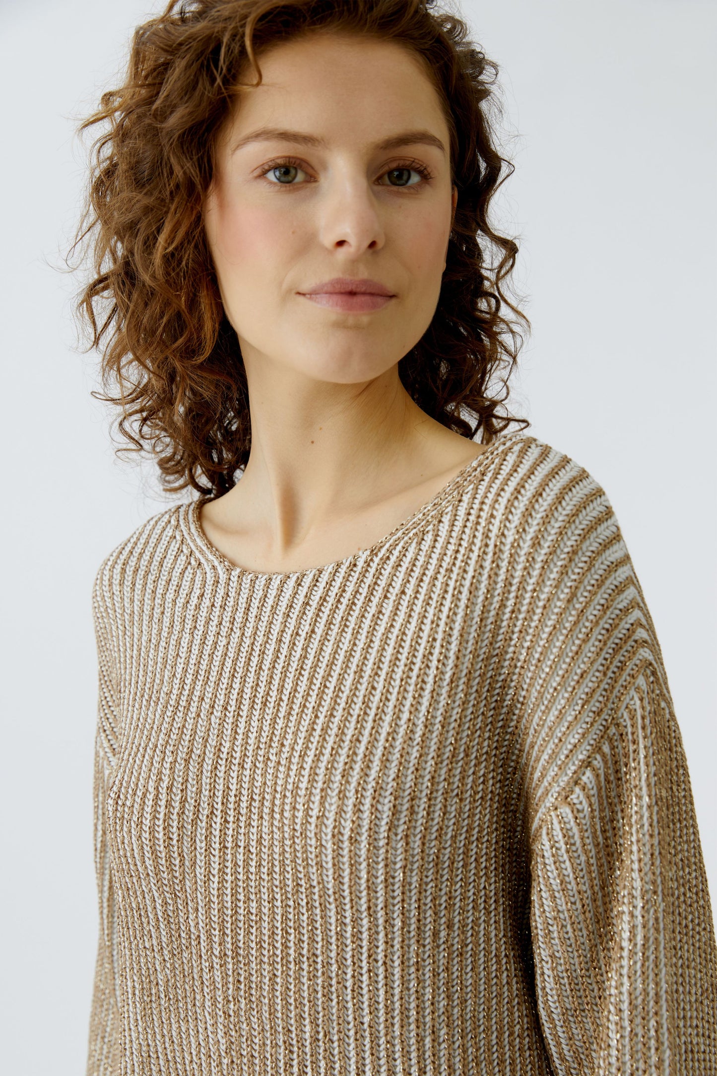 Oui Lt Camel Pullover 97622