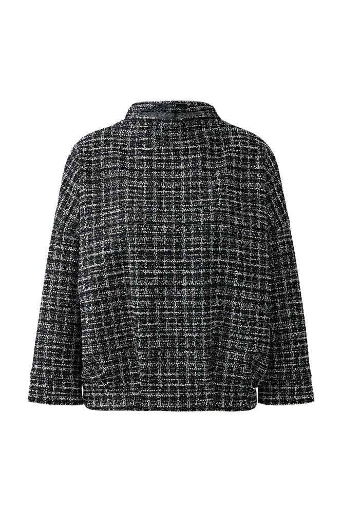 Oui Sweatshirt Black Off White 94999