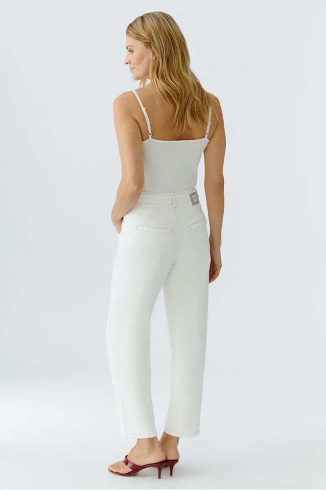 Oui Cloud Dancer Jeans 96820