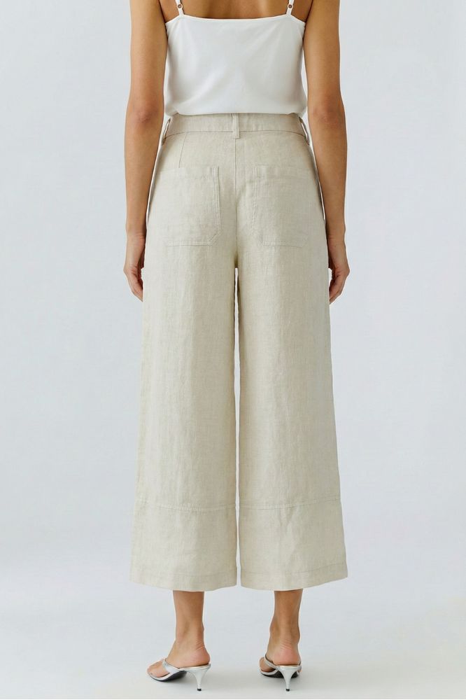 Oui Biscuit Trousers 97141