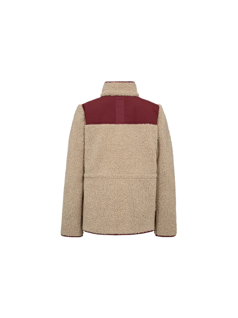 Mos Mosh Elisa Eli Teddy Jacket Cabernet