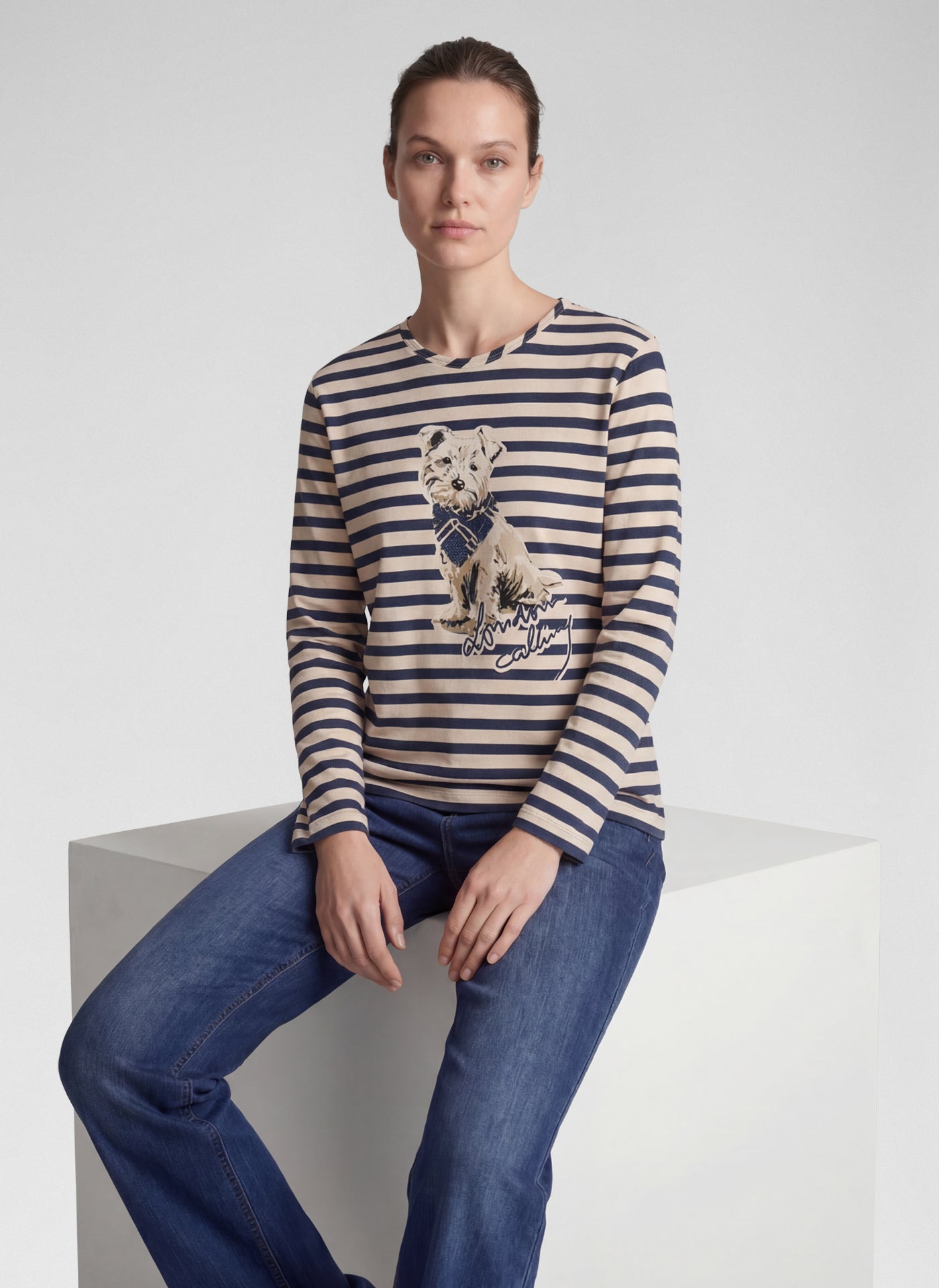 Rabe 57-113376 Striped Top Biscuit