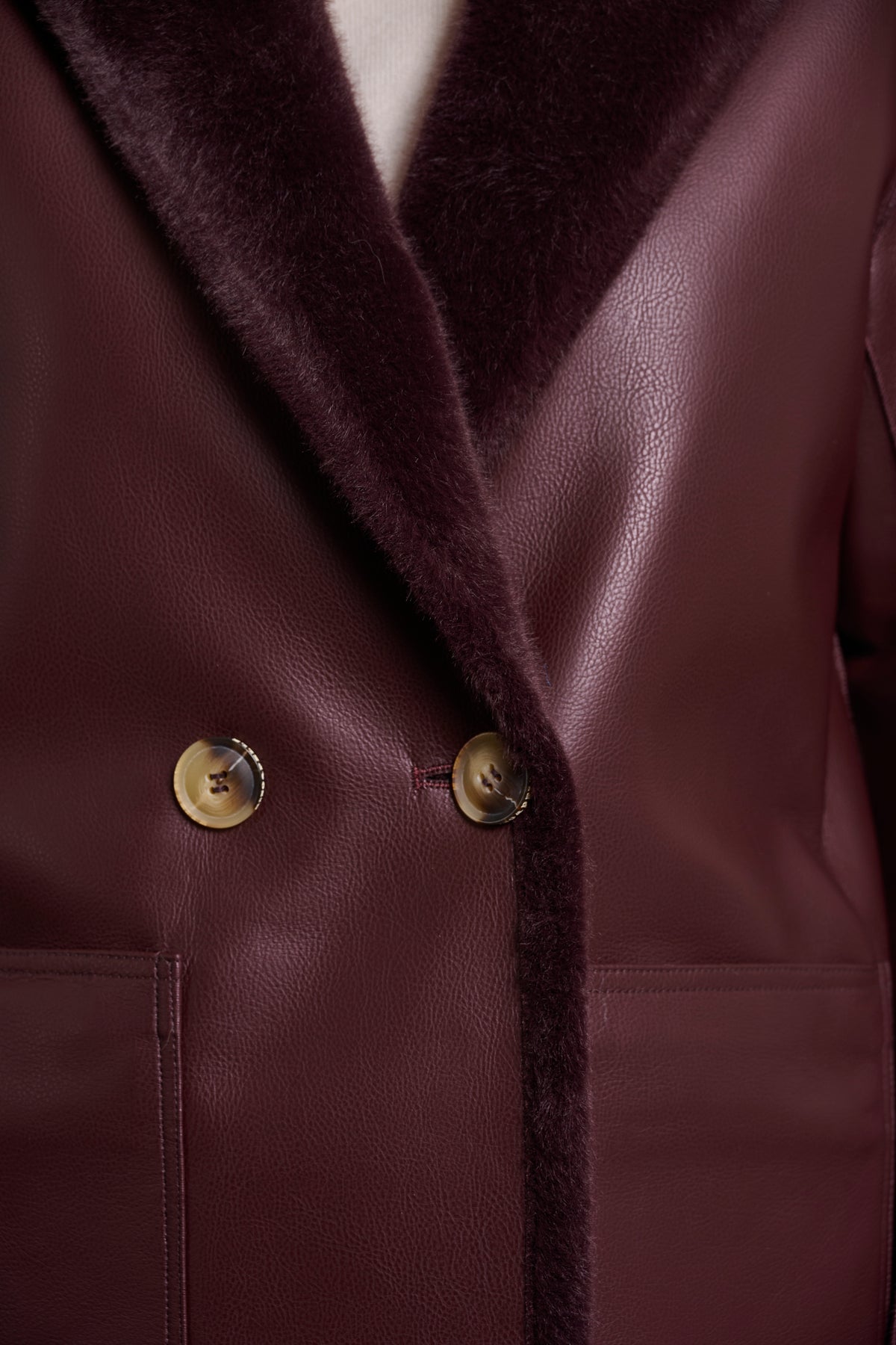 Rino & Pelle Ivon Reversible Coat Fudge Cloak