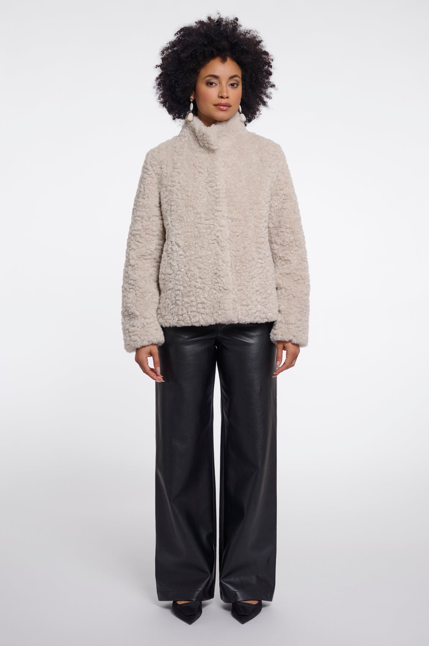 Rino & Pelle Kion Faux Fur Jacket-Birch
