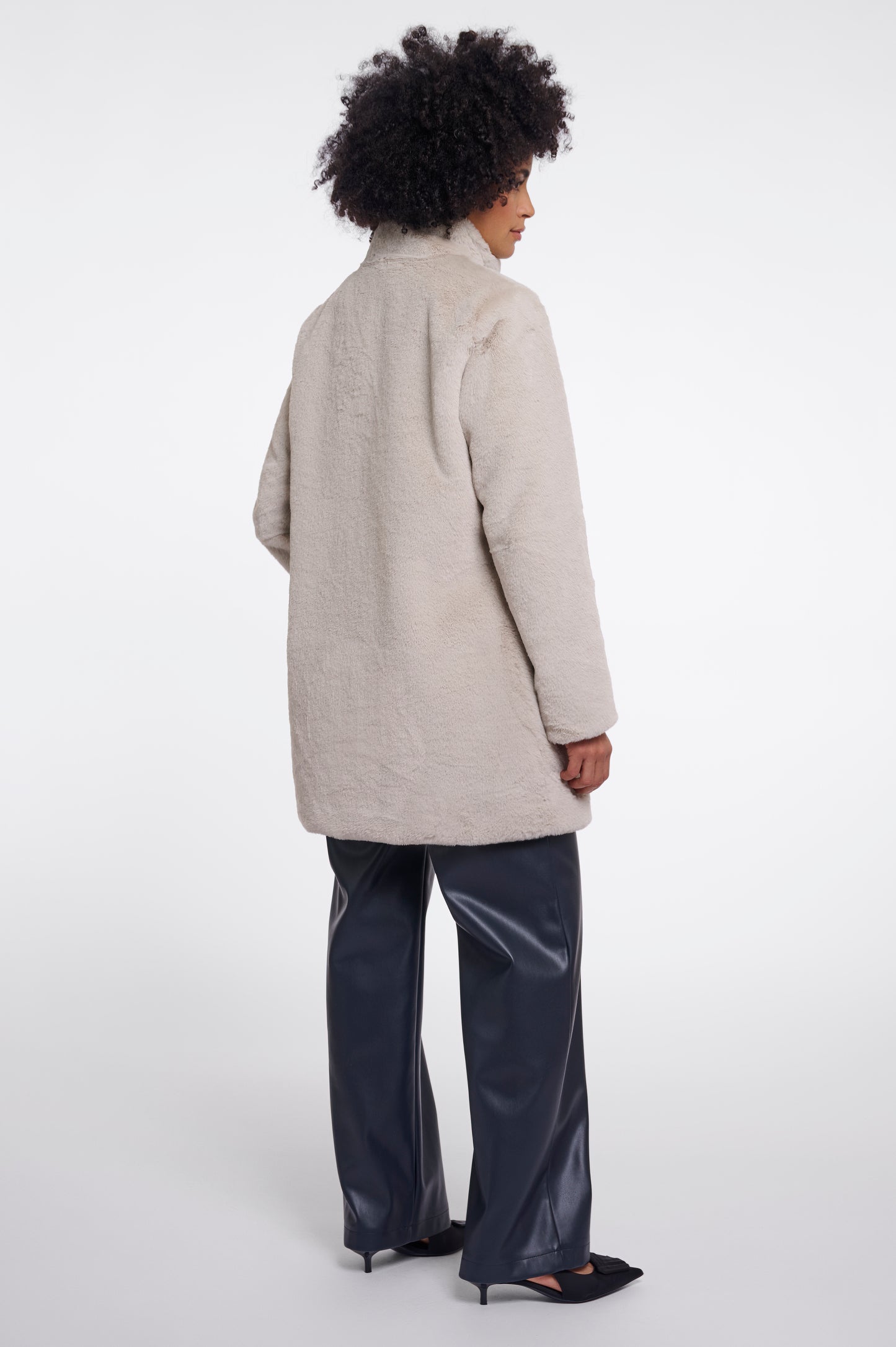 Rino & Pelle Nonna Faux Fur Coat Birch
