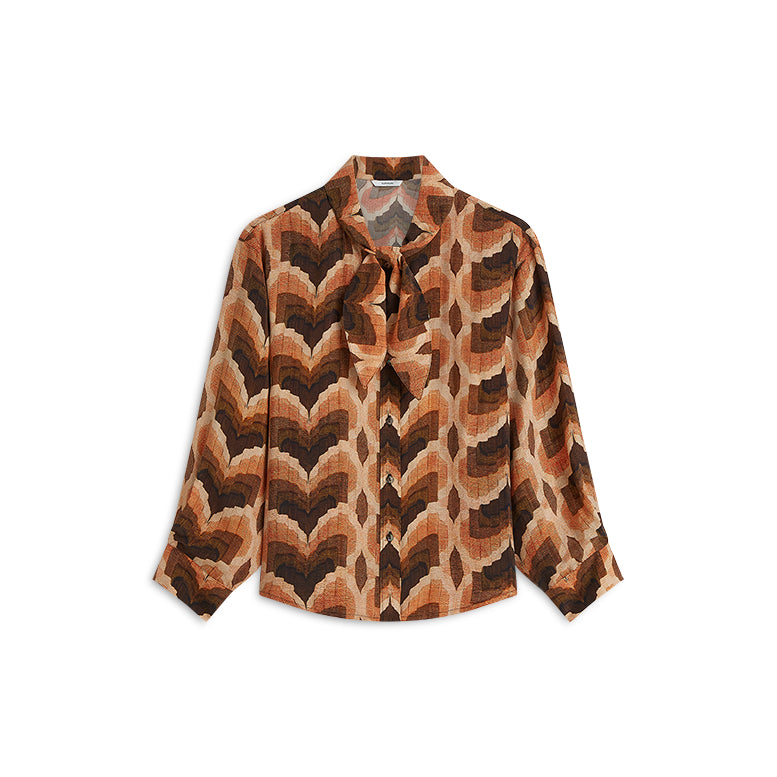 Summum Geometric Print Blouse Multicolour
