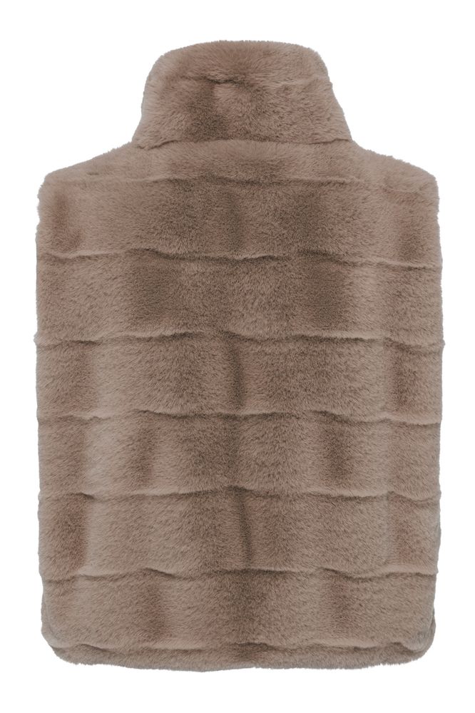 Tuzzi Truffle Faux Fur Vest