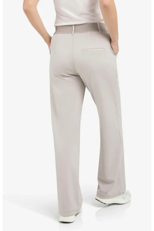 YAYA Wide Leg Jersey Trousers Mauve Purple