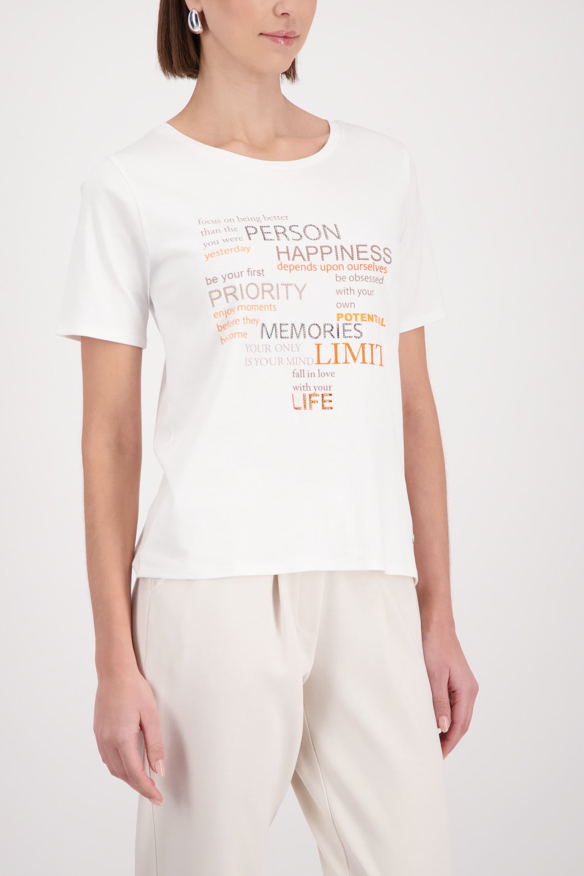 Monari T-Shirt Off-White 410466