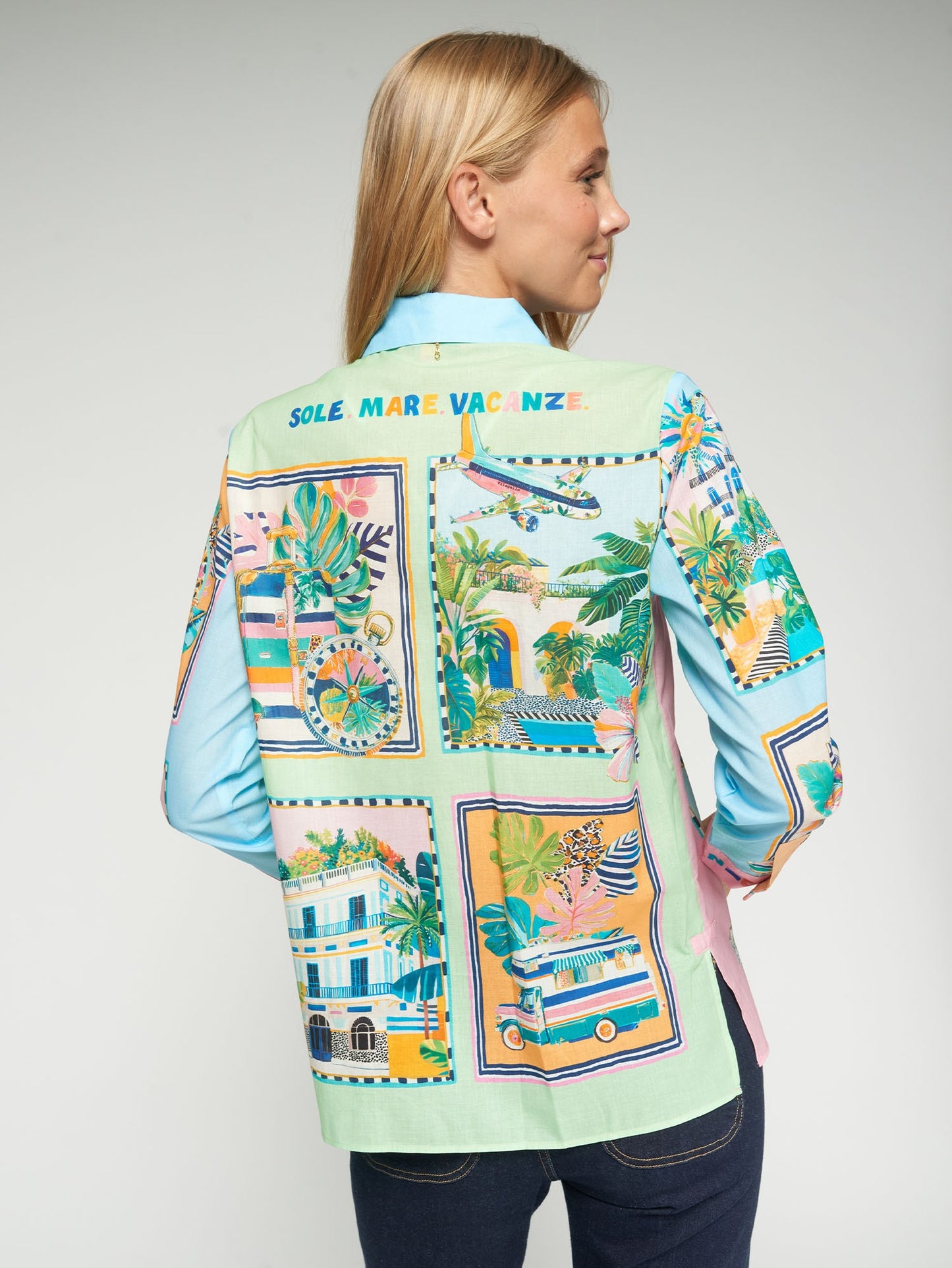 Vilagallo Travel Scenes Shirt 33646