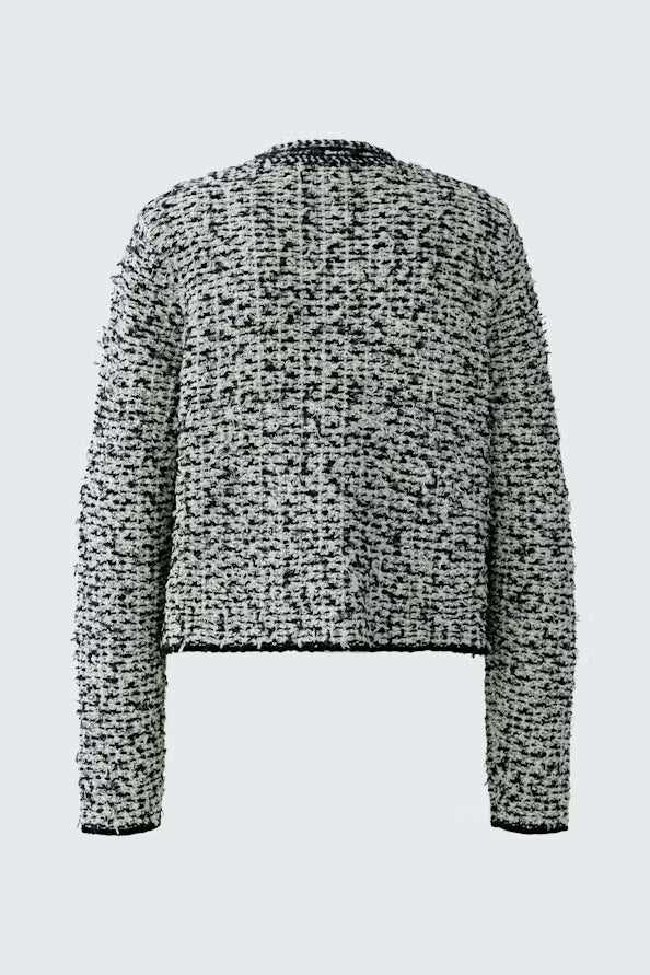 Oui Cardigan- Black/Off White 97887