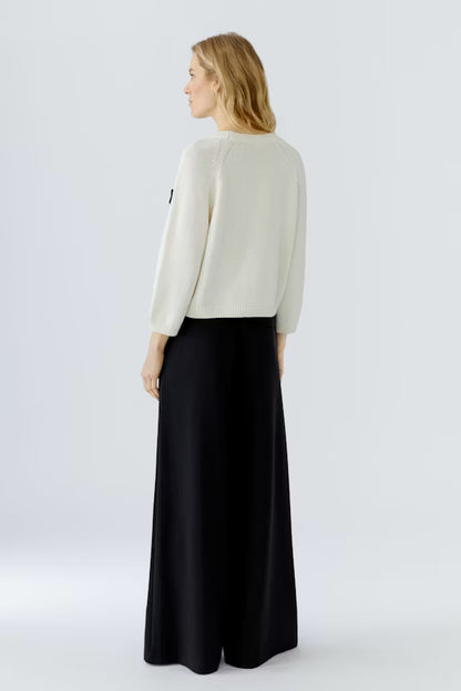 Oui Crocheted Spot Pullover-97913
