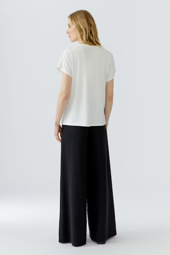 Oui Embellished T-shirt- Cloud Dancer 98729