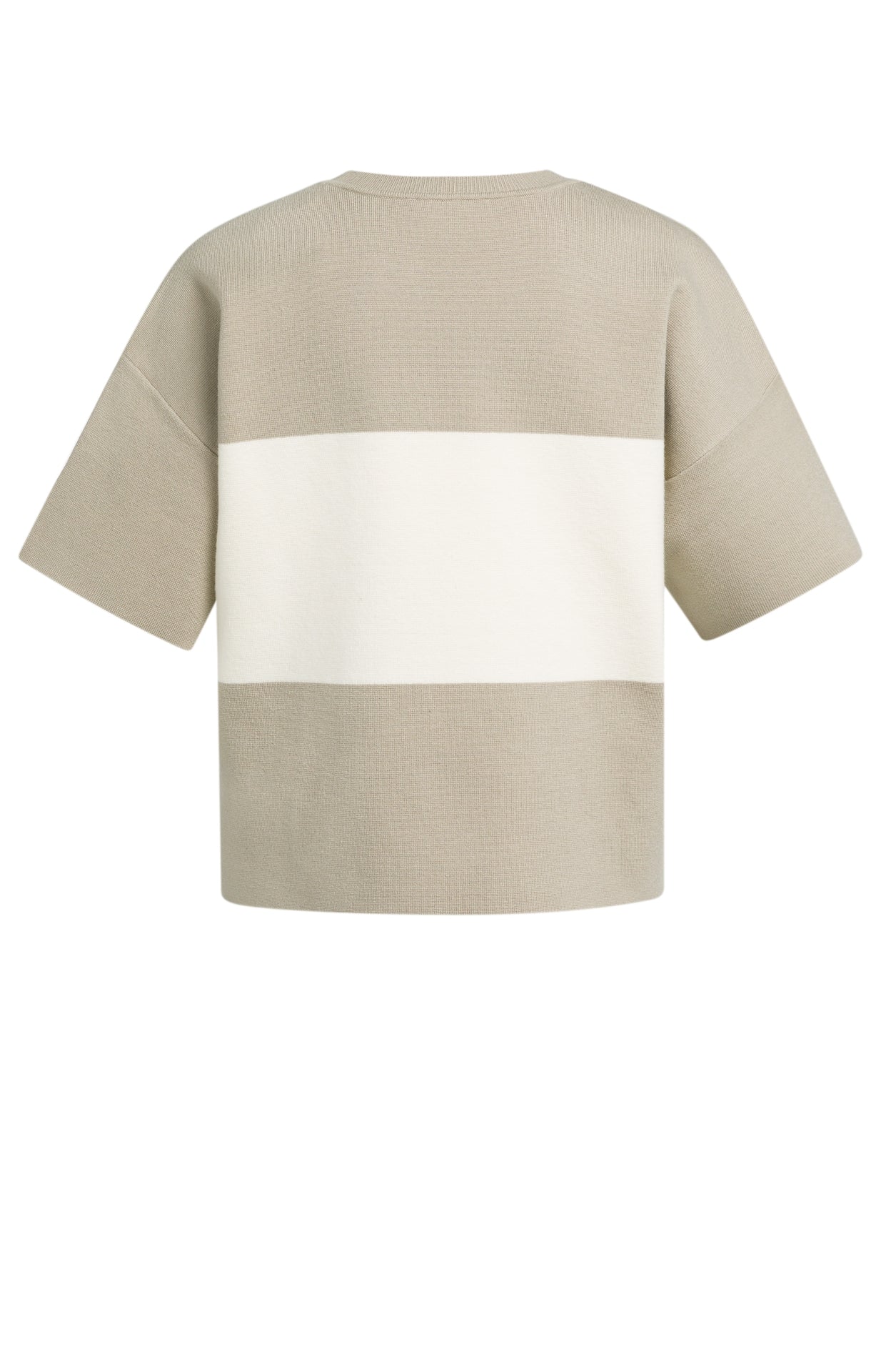 YAYA Blockstripe Sweater Grey