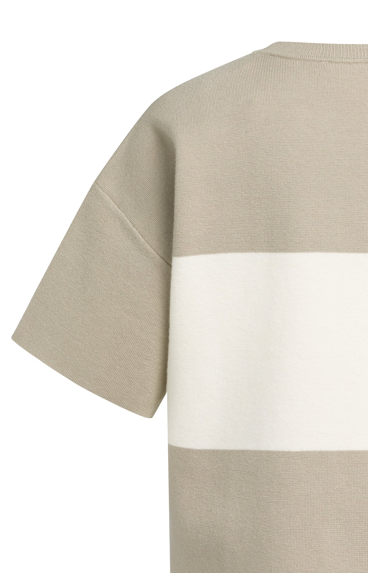 YAYA Blockstripe Sweater Grey
