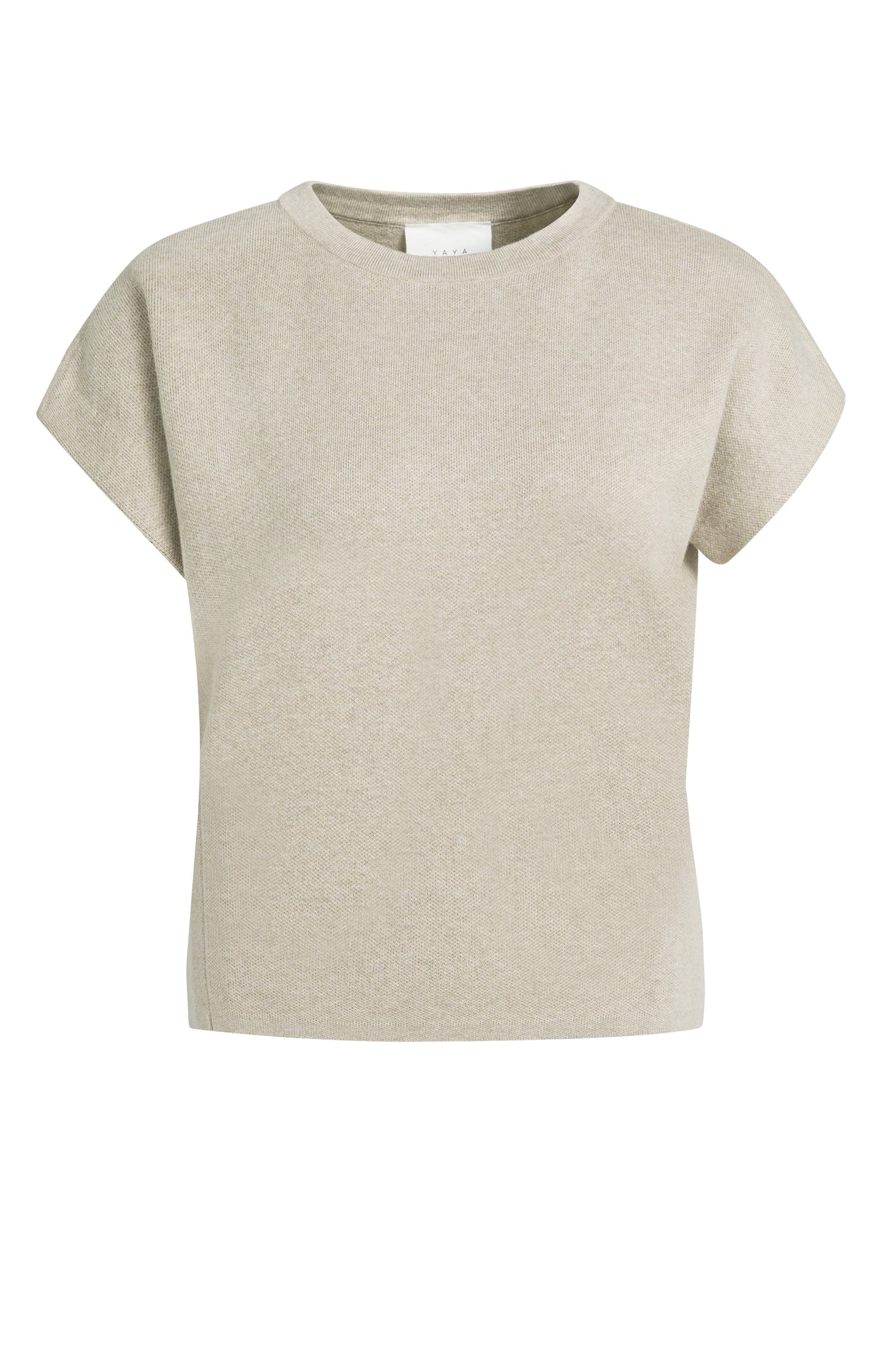 YAYA Jacquard Sweater Grey Melange