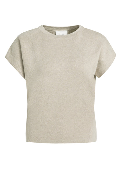YAYA Jacquard Sweater Grey Melange