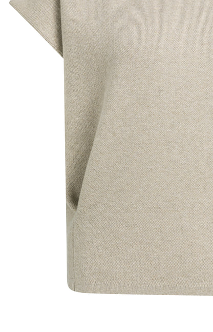 YAYA Jacquard Sweater Grey Melange