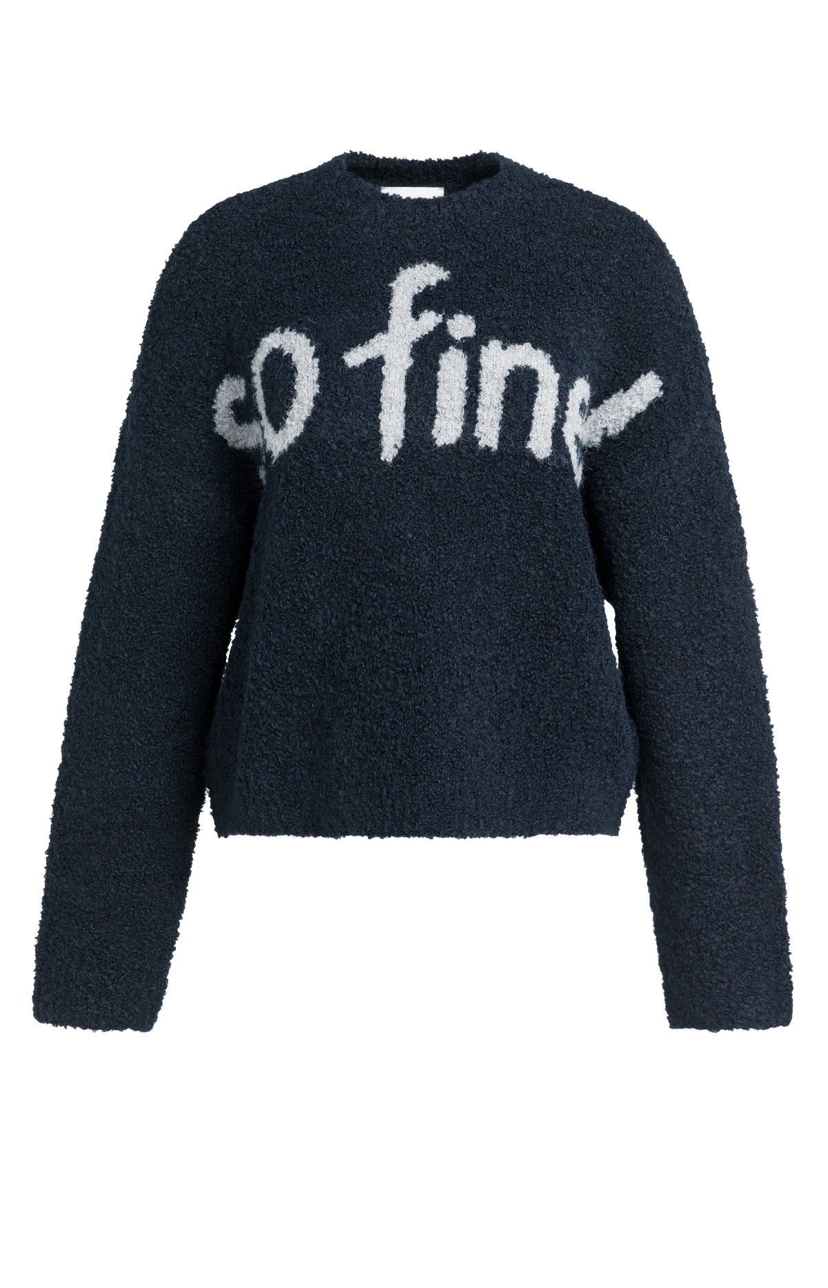 YAYA So Fine Sweater Cat Black Dessin