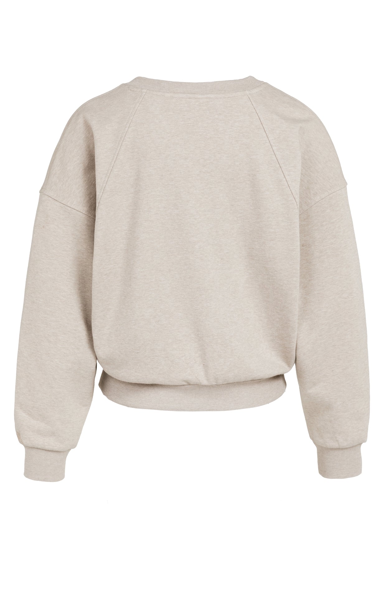 YAYA V-neck Sweatshirt Grey Melange