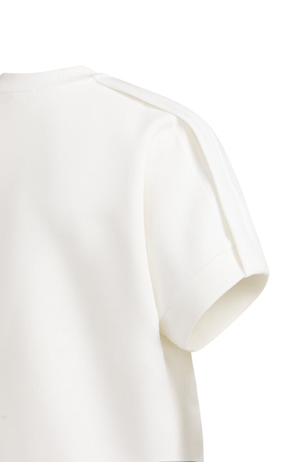 YAYA Sleeveless Sweatshirt Off White