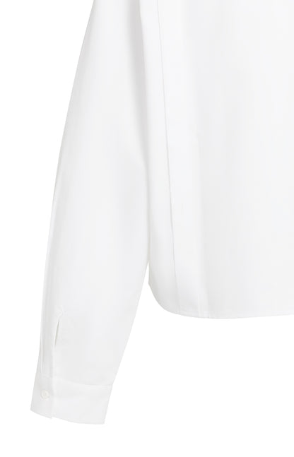 YAYA Poplin Blouse Pure White