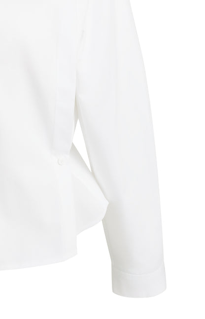 YAYA Poplin Blouse Pure White
