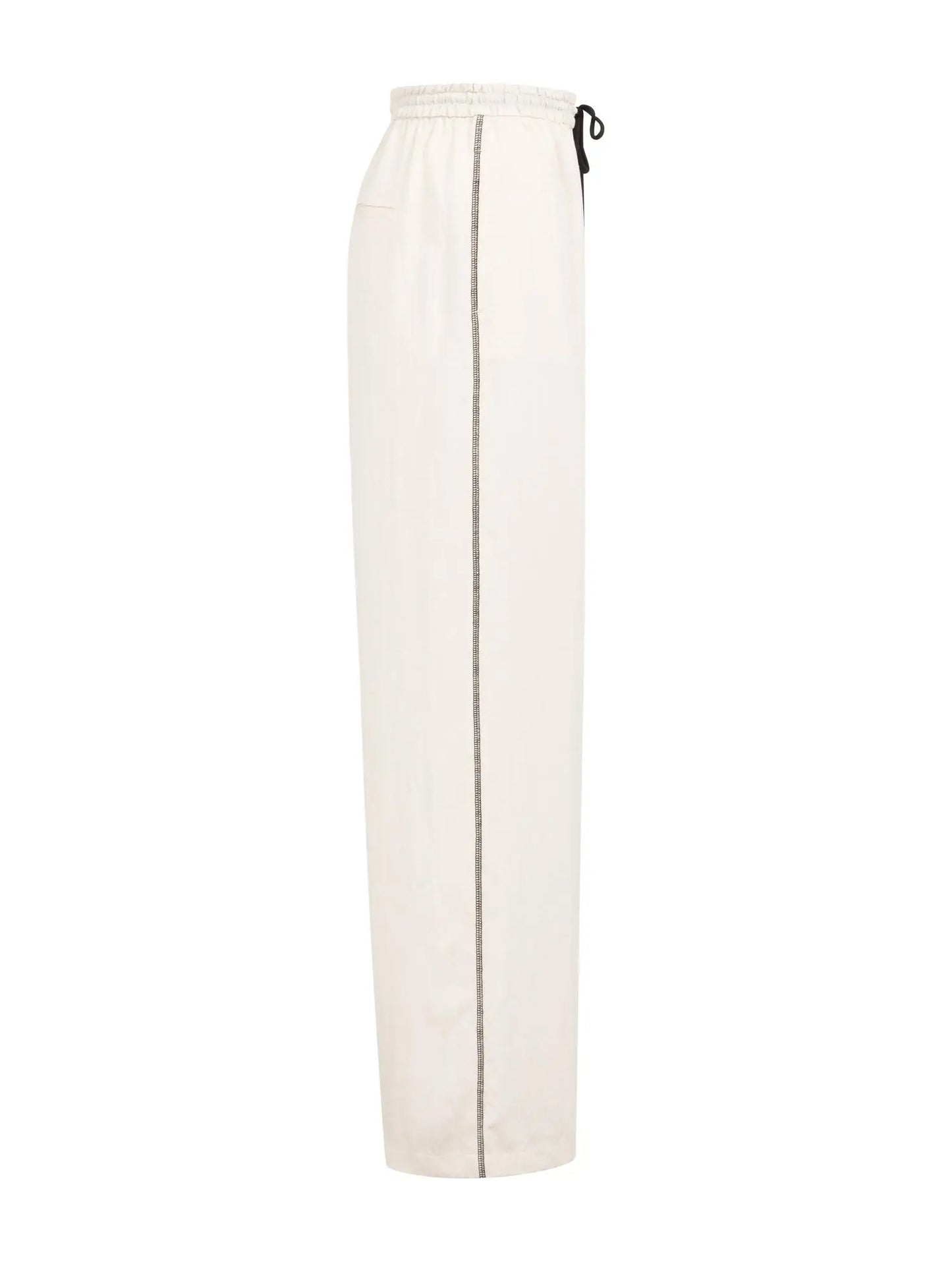 YAYA Wide Leg Trousers Contrast Stitch