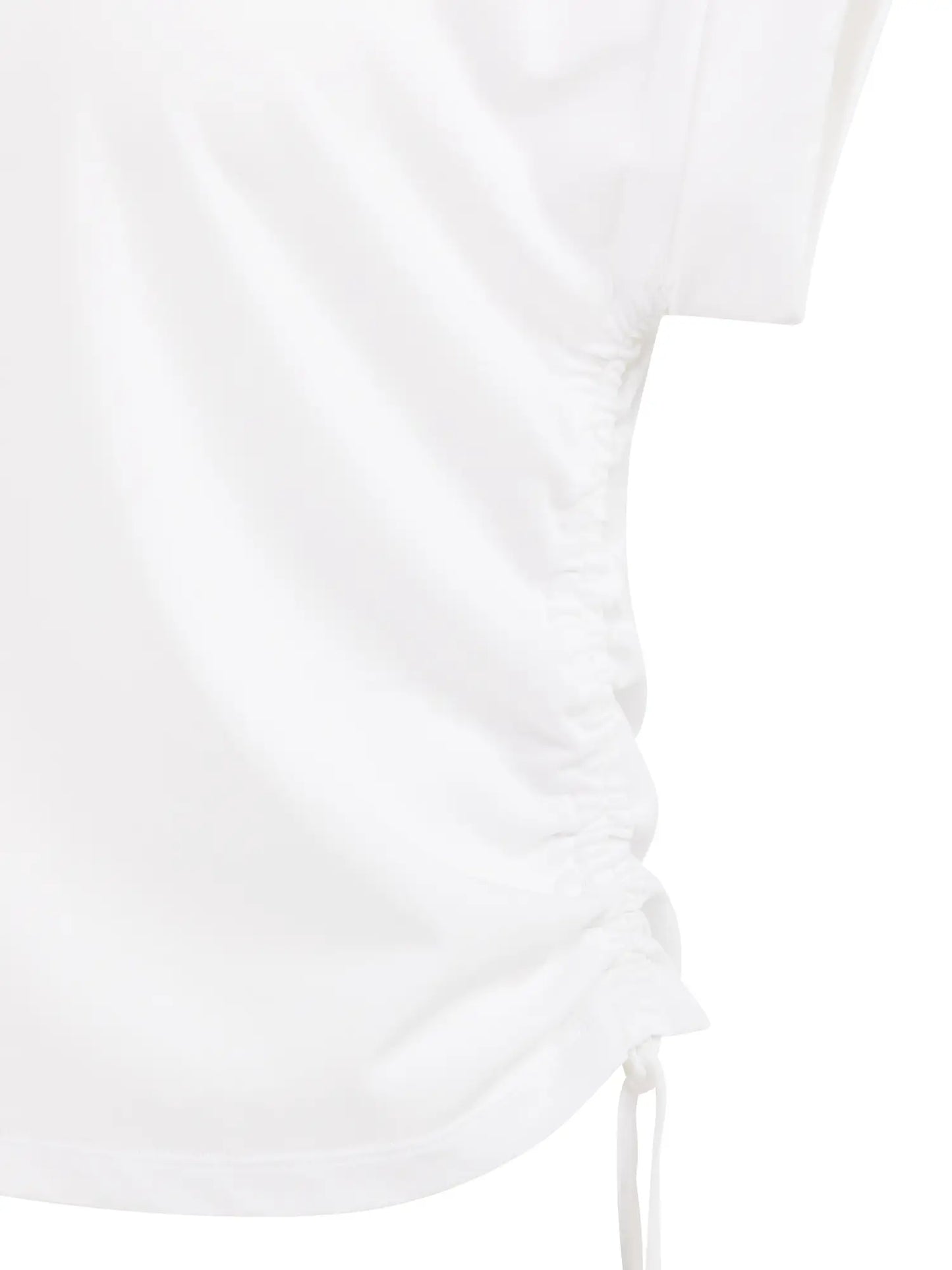 YAYA Cap Sleeve Top-White