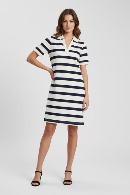 HV Polo Leilani Dress Navy AOP