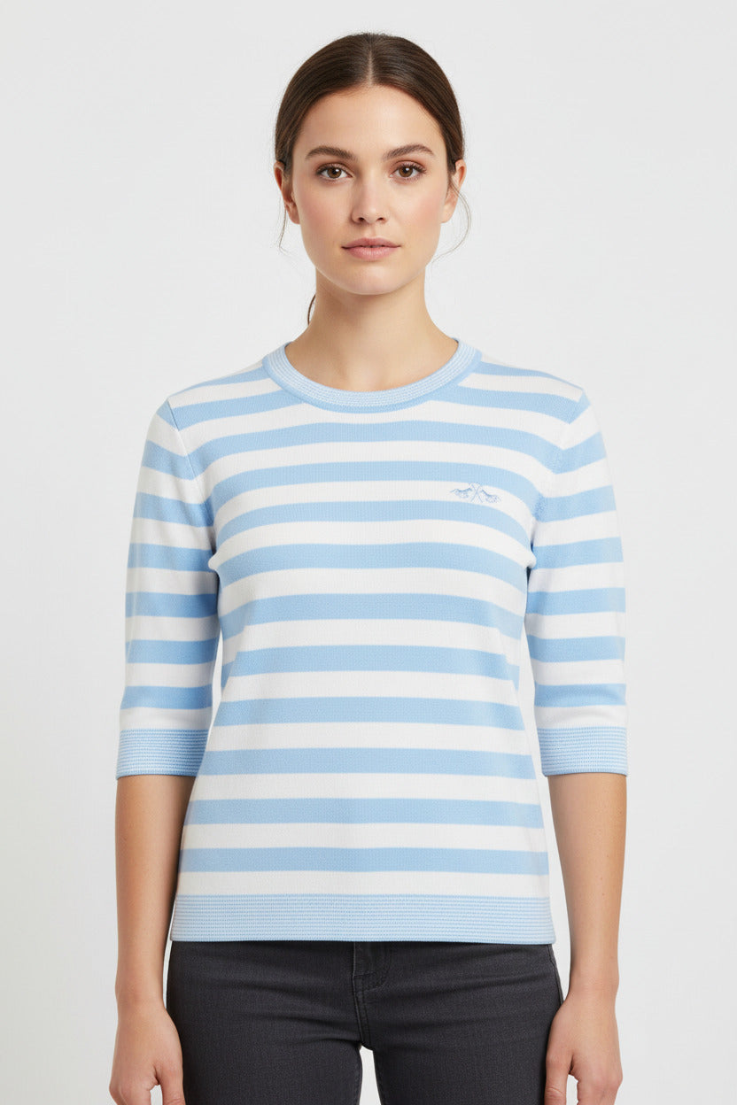 HV Polo Bobby Pullover Light Blue