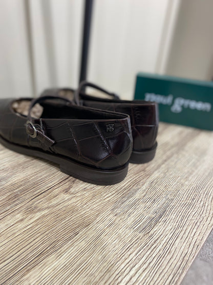 Paul Green Big Croco Moro - Brown