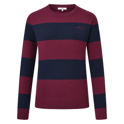 HV Polo Xaja Pullover Burgundy Rattle
