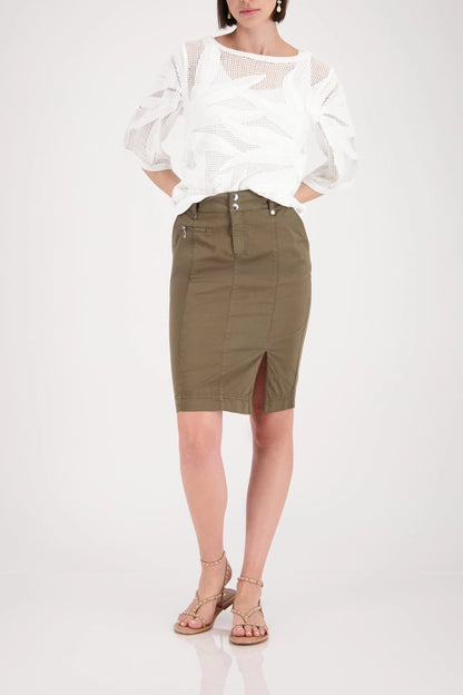 Monari Olive Skirt 410828