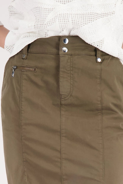 Monari Olive Skirt 410828
