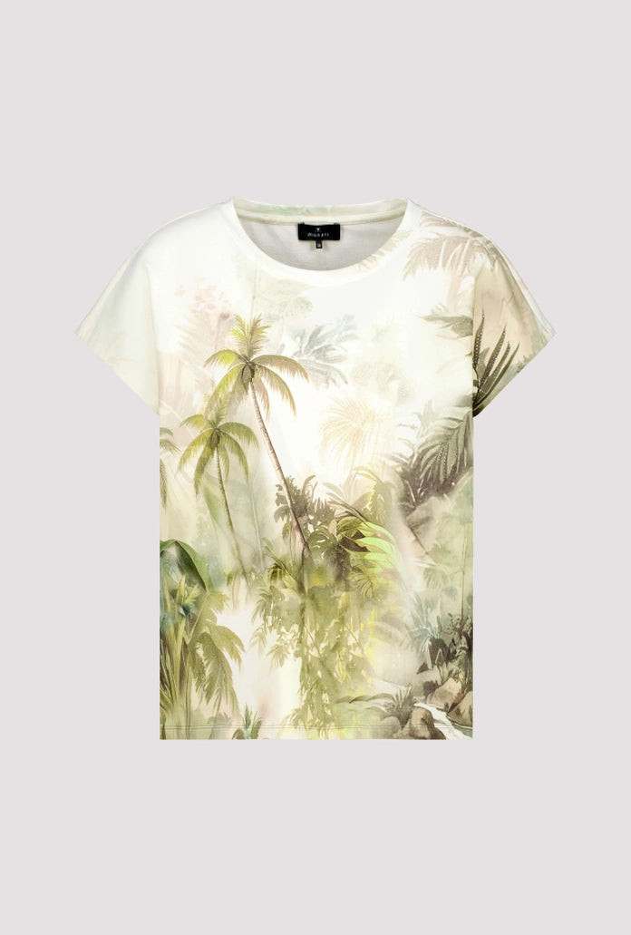 Monari Olive Pattern T-Shirt 410700