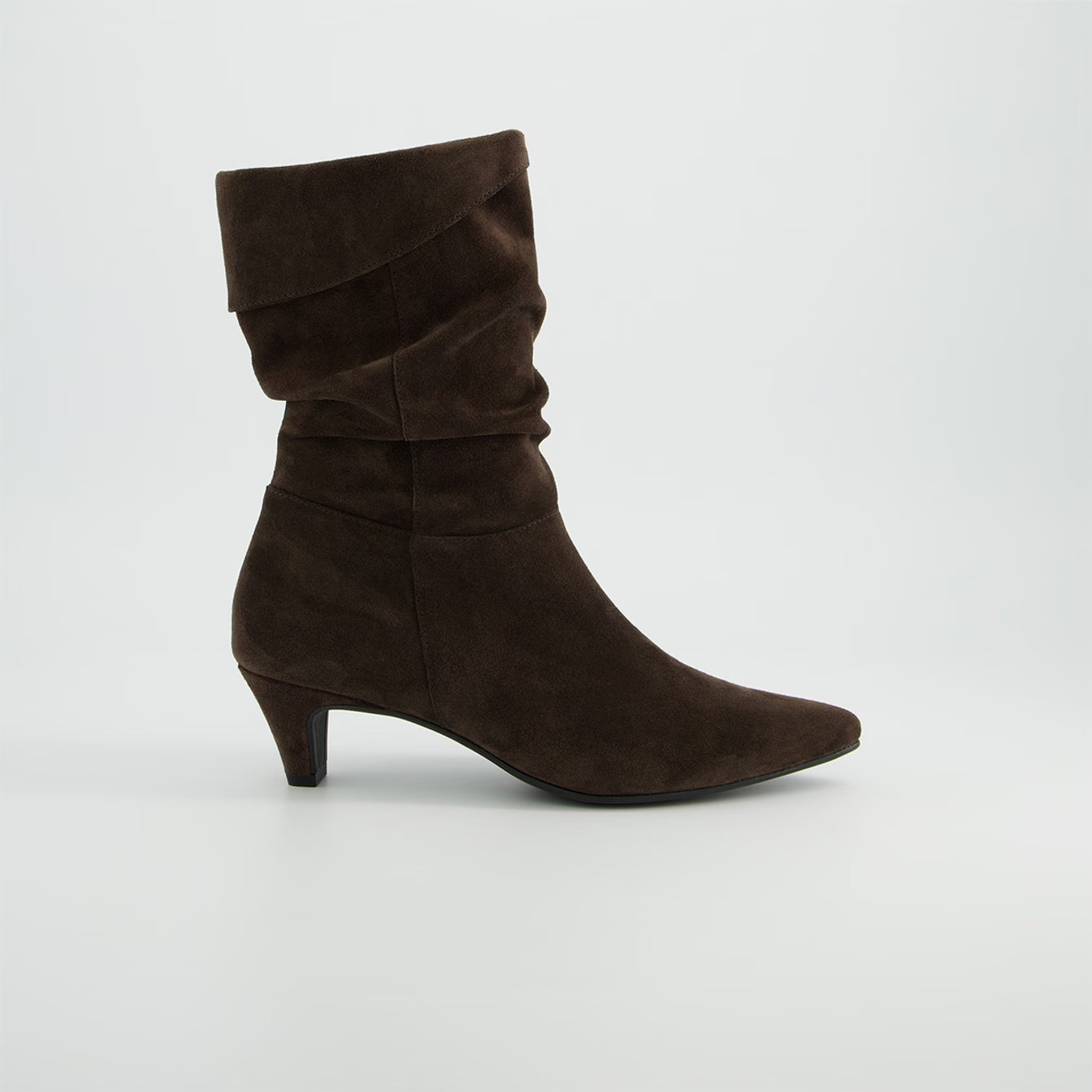 Paul Green Soft Suede Boots-Mocca