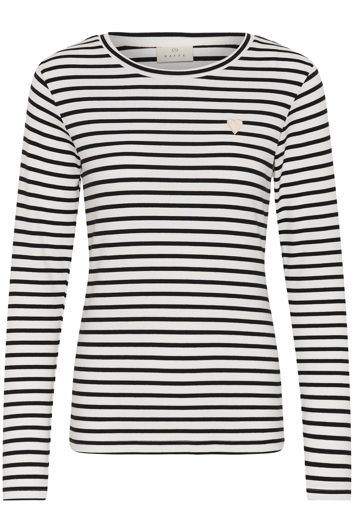 Kaffe Liddy T-Shirt Chalk/Black