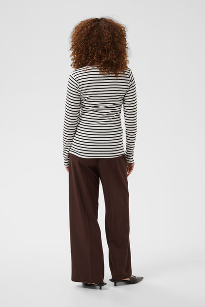 Kaffe Liddy T-Shirt Chalk/Black