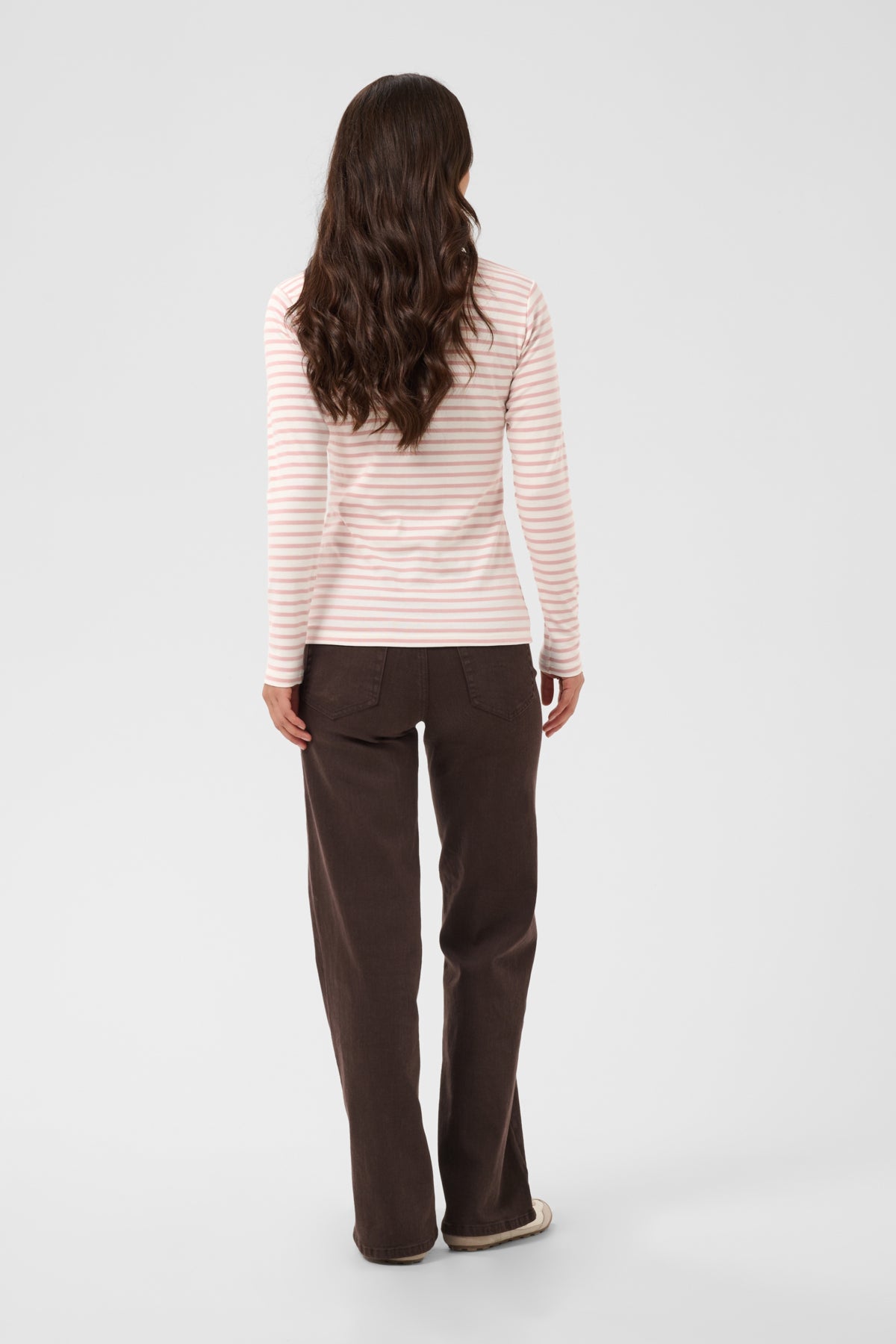 Kaffe Liddy T-Shirt Pale Mauve Heart
