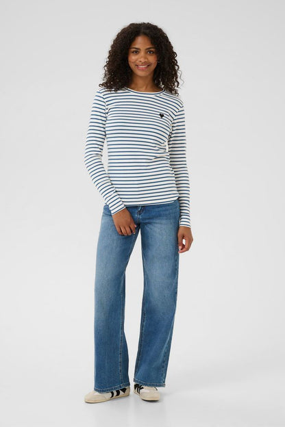 Kaffe Chalk Heart Liddy T-Shirt