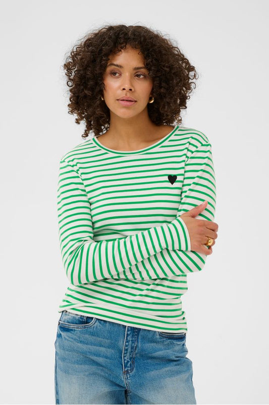 Kaffe Liddy T-Shirt Green