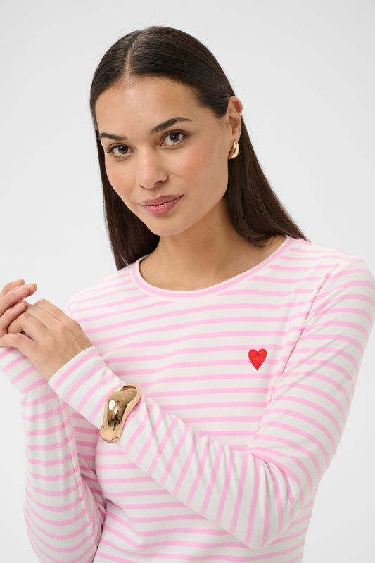 Kaffe Liddy T-Shirt Pink