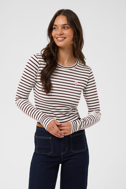 Kaffe Liddy T-Shirt Wild Fudge Heart