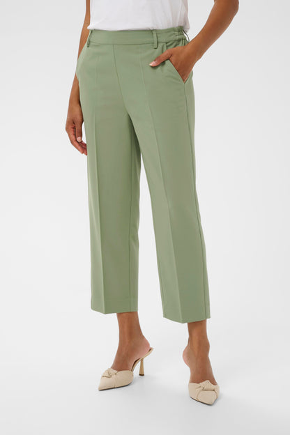 Kaffe KAsakura Cropped Pants Sea Spray