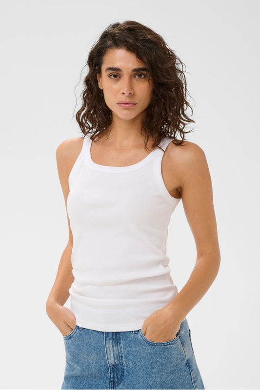 Kaffe KAcarna Tank Top Optical White
