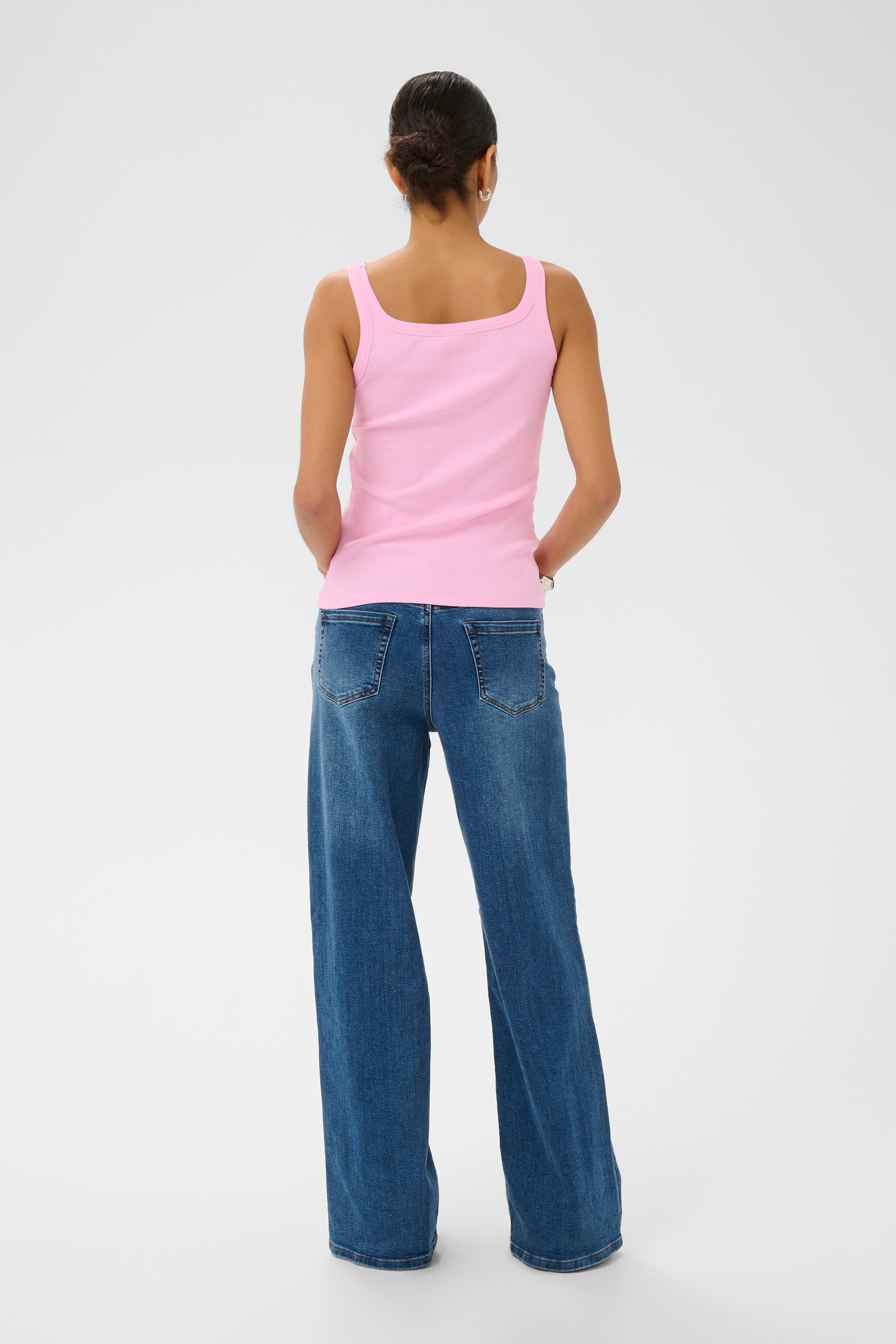 Kaffe KAcarna Tank Top Pink Frosting
