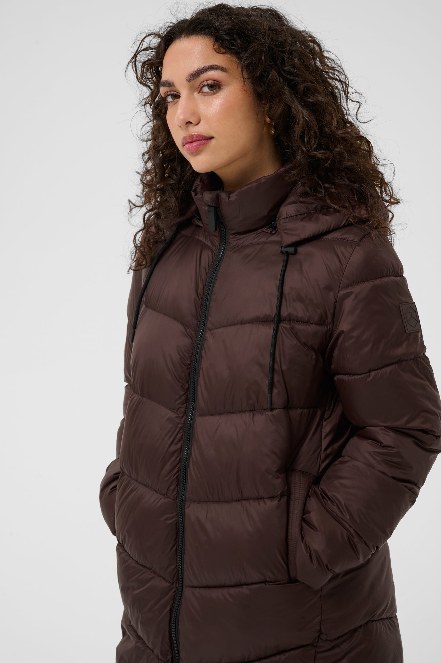 Kaffe KAsusanne Coat Coffee Bean