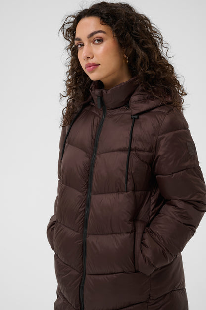 Kaffe KAsusanne Coat Coffee Bean