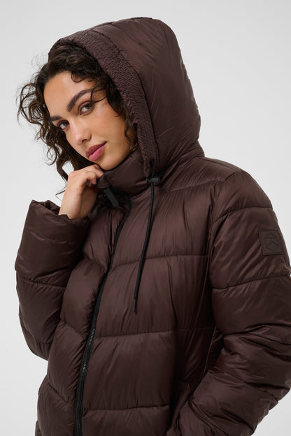 Kaffe KAsusanne Coat Coffee Bean